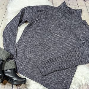 89th & Madison Gray Purple Metallic Sweater Large Womens